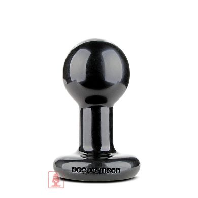 Round Butt - Plug schwarz - small