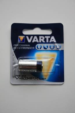 1 Varta Electronics Batterie V4034PX - 4RL44 - 6V. OVP