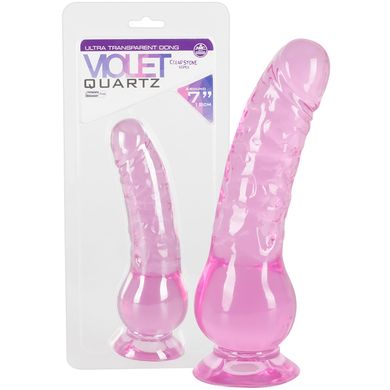 19,5 x 4 cm Dildo Violet Quartz 7 inch purple