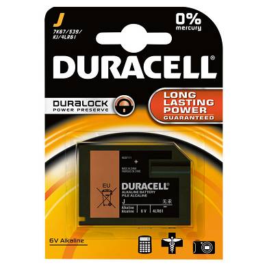 1x Batterie 6V Flatpack 7K67 J 4918 4LR61 DURACELL