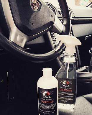 Piesch Autopflege Lederpflege Set Lederreiniger+Lederpflege Leather Care Set