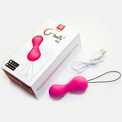 Vibro Gballs App Akku pink