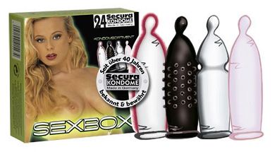 Secura Kondome Sexbox - Inhalt: 24 Stck