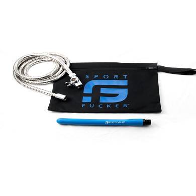 Sport Fucker Shower Kit with Anal Shower Nozzle 9 inch Blue