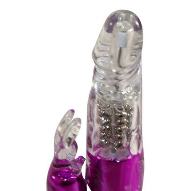 Bunny Vibrator Diamant in Violett
