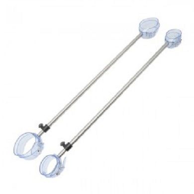 Spreizstange verstellbar Alliga 67cm bis 125cm mit PVC Fußfesseln