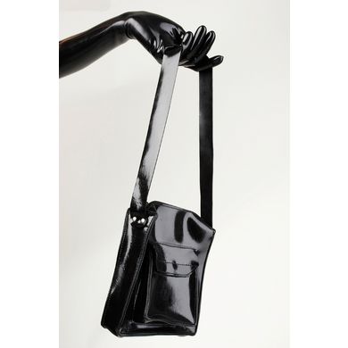 Latex Handtasche, genht