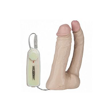 Doppeldildo mit Vibration, 15 x 3,5 cm