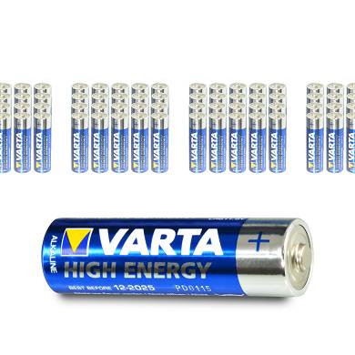 100x Varta AA High Energy Mignon LR06 Batterie - 2850mAh 1,5V Alkaline 100 Stück