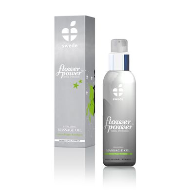 Swede Flower Power Massage Oil, Lemon Pepper Eucalyptus, vitalizing, 150 ml