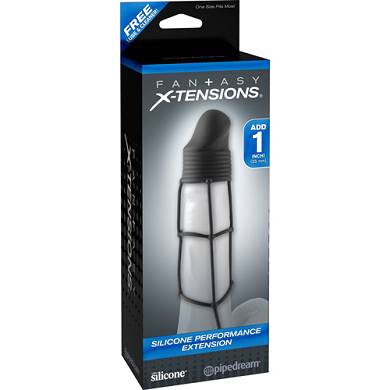 Fantasy X-tensions Silicone Performance Extension in Schwarz