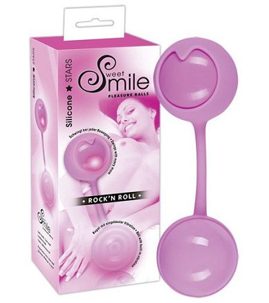 Smile RocknRoll - Liebeskugel und Vibro-Kugel in Rosa