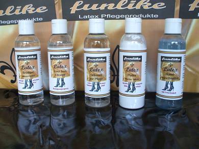 Latexpflege Reiseset Reinigungs Set 5 Teile in 100 ml Dosierflschchen 