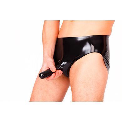 Latex Herrenslip mit RV, getaucht