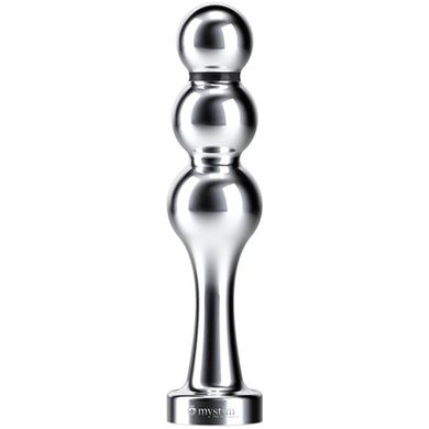Mystim Bold Boris E-Stim Dildo silver