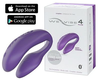 We-Vibe 4+ (App only) - Partner-Vibrator