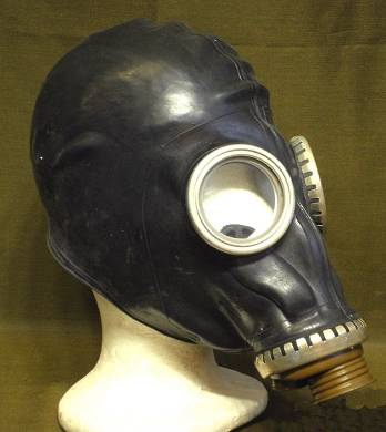 schwarze Gasmaske wie SchM 41M russische Herstellung unbenutzt Gr. 2