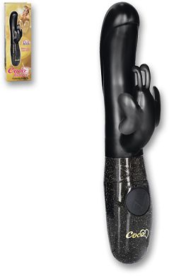21 x 2,8 cm Coco licious Fluttering Butterfly black Vibrator