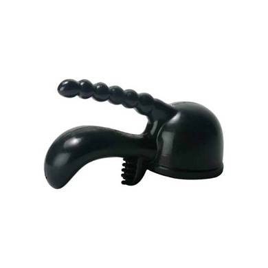 Dreifach-Stimulator fr Wand Vibrator in Schwarz