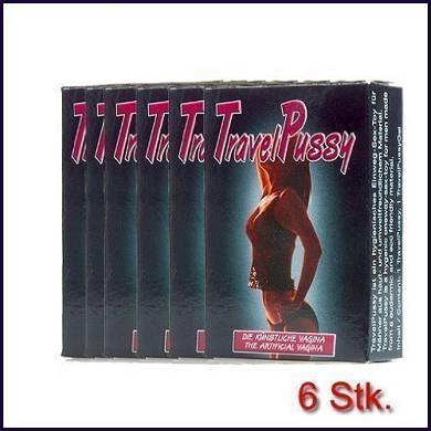 ANDRO VITA PHEROMON // 6 Stk.Travel Pussy + Liquid Gel 6 x 3 ml