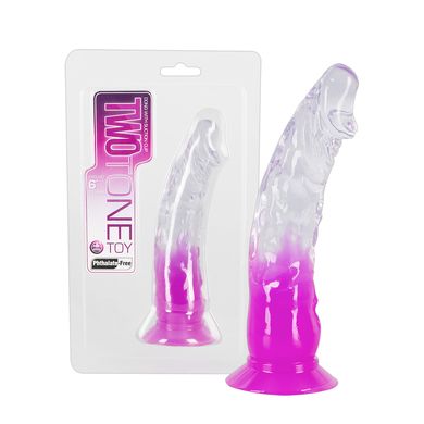 17,2 x 3,2 cm Twotone 6 Inch Dildo purple