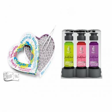 Herz fr frisch Verliebte & Swede Fruity Love Massage-Set 1