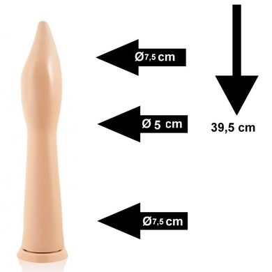 Dildo STURDY mit Saugfuss 39,5 x  7,5 cm