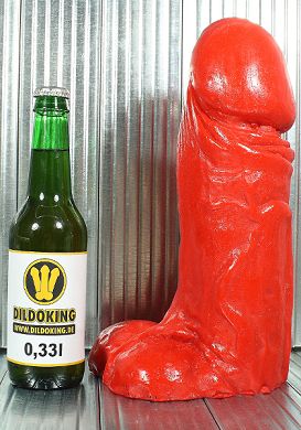 28 x 8,5 cm FAT MASTER Dildo red