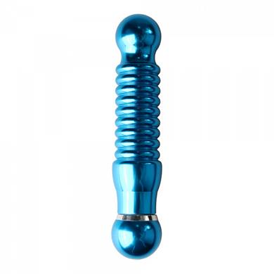 Pure Aluminium - Vibrator aus Aluminium - 16 x 3,2 cm - in Blau