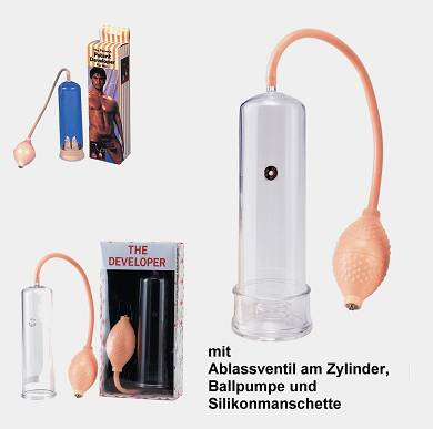 Vakuum Pumpe Potenzpumpe Penispumpe 4te NEW Developer Siliconmansch. Ballpumpe