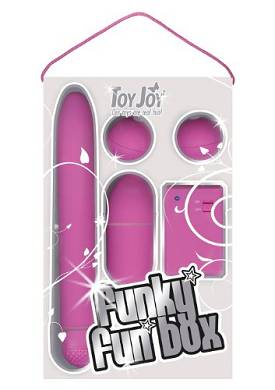 Toy Joy Funky Fun Box Vibrator Set Violet. 1er Pack (1 x 1 Stück)