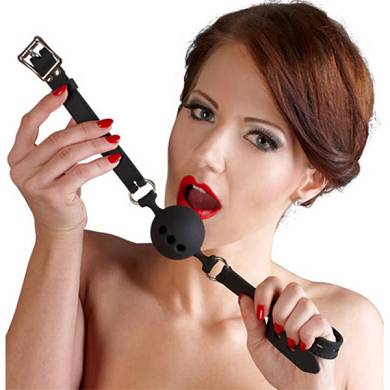 Gag aus Silikon mit 3 Lchern