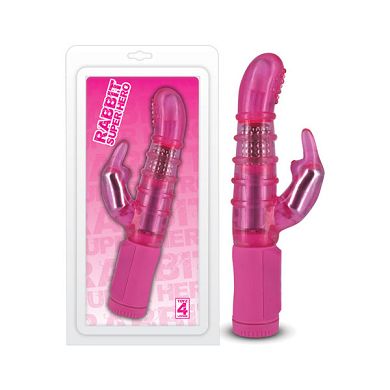 T4L Rabbit Super Hero Vibrator, 20,5 x 2,5 cm