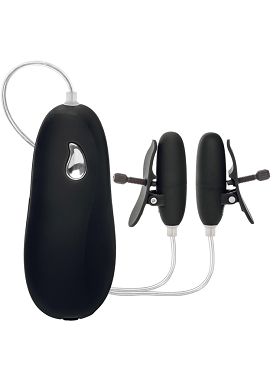 Nippelklemmen mit Vibration und Wärmefunktion schwarz