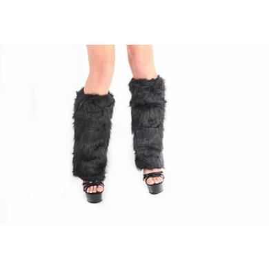 Furry Bootcovers Black