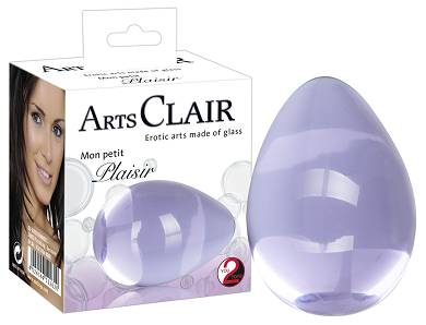 Glas-Dildo Arts Clair Egg