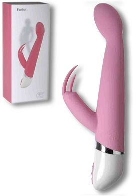 19 x 3,5 - 4 cm Vibrator MINDS OF LOVE Feelius purple