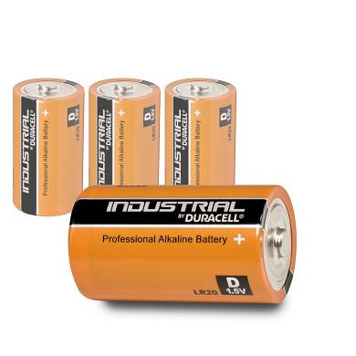 4x Duracell Industrial Mono D MN1300 Typ 2020 Batterie 1,5V Alkaline 4 St