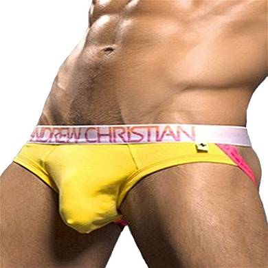 Andrew Christian Almost Naked Brief Jock Underwear Yellow