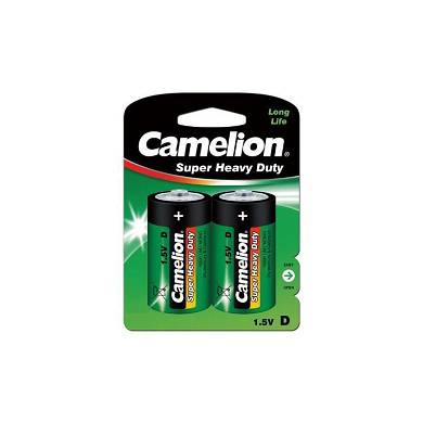 R20 Zink-Kohle-Batterie 1,5V Mono D im 2er Blister von Camelion