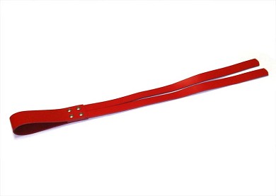 Doppel Leder-Riemen ROT