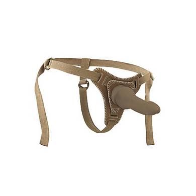 Strap-On mit Riemen - Mocca