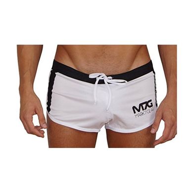 Badehose Mark7Gear GYM & SWIM - weiss - Sportshorts mit JOCKSTRAP