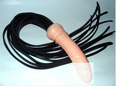 LKOUS PU-Leder Peitsche Utensil Penis Flogger
