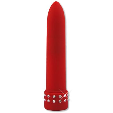 13,5 x 2,5 cm Mini-Vibrator Diamond Silk rot