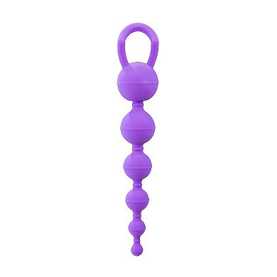 Analkette Sixpack lila, 18 x 1-3 cm