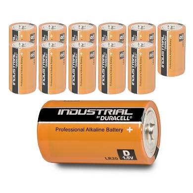 12x Duracell Industrial Mono D MN1300 Typ 2020 Batterie 1,5V Alkaline 12 St
