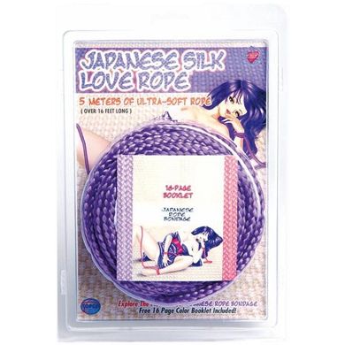 Japanese Silk Love Rope? 16 ft (5 m), Purple