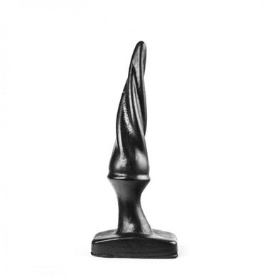 Analplug Feuer und Flamme schwarz 17 x 3,5 cm