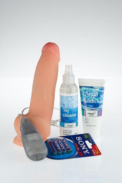 California Exotic Novelties Kombi-Paket: Vibrator + Extras